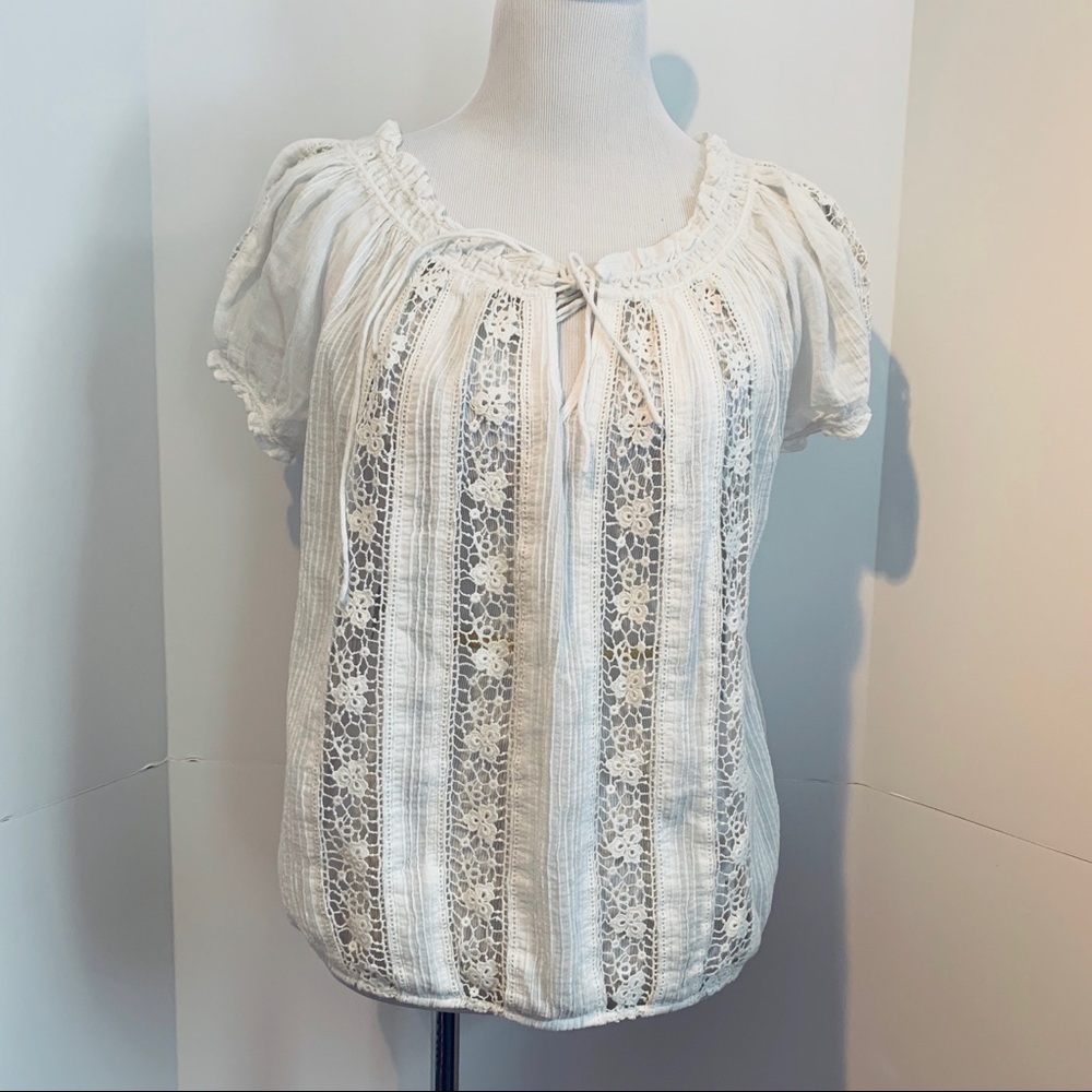 JOIE crochet top
